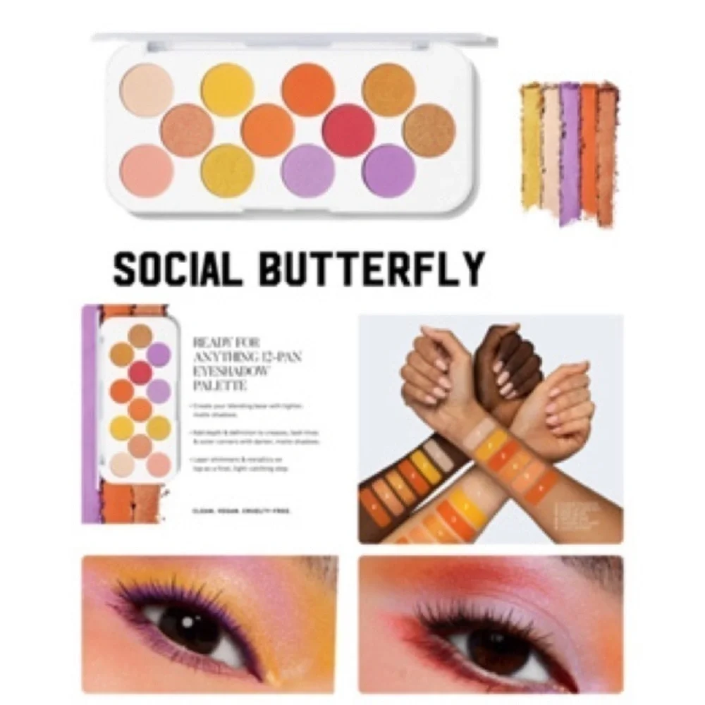 MORPHE Ready For Anything Eyeshadow Palette - Social Butterfly BNWB